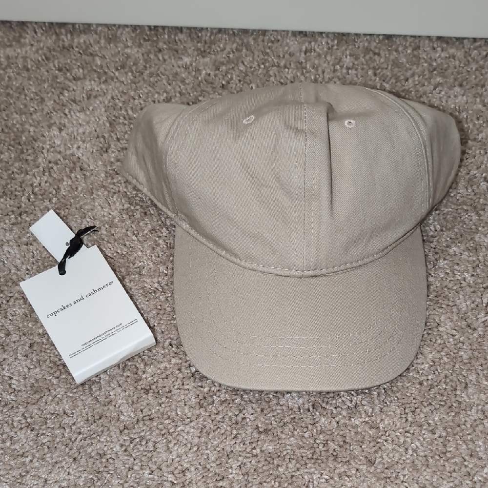 Cupcakes & Cashmere Beige Baseball Cap